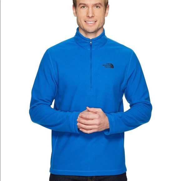 The North Face Other - The North Face Blue Long Sleeve Half Zip Pullover